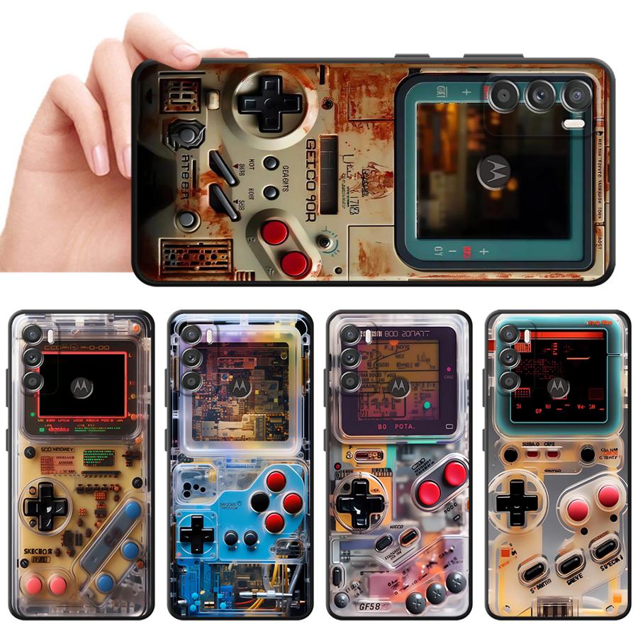 Retro Gaming Logo - Casing Konsol Game Retro untuk Moto
