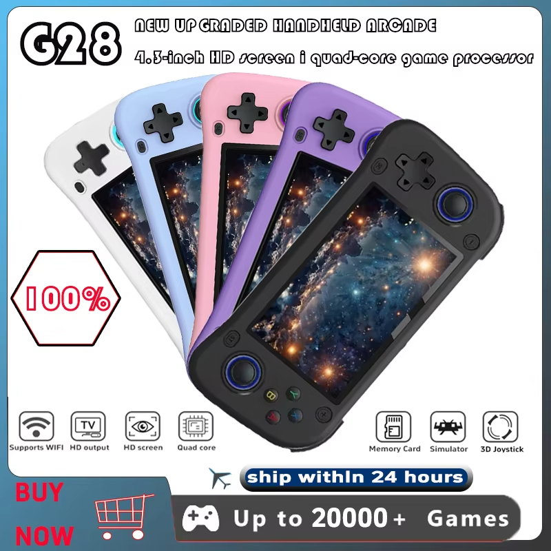 Retro Gaming Handheld Console - Konsol Video Game Genggam Retro G28