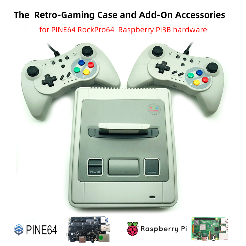 Retro Gaming On Raspberry Pi - Aksesori Casing Game Bergaya Retro Famicom
