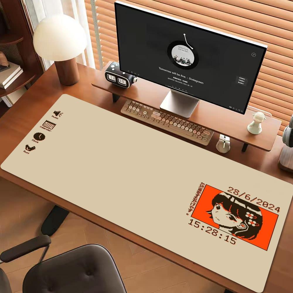 Retro Gaming Desk - Mousepad Game Retro Pixel Art XXL,