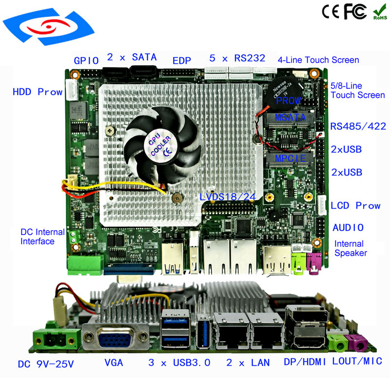 Motherboard Industri Tanpa Kip - Intel Cpu Core I5 ulasan dan harga