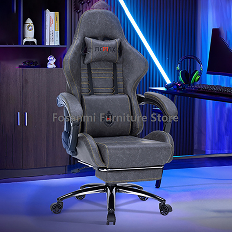 Kursi Komputer Gaming Kulit Re - Retro Gaming Desk ulasan dan harga
