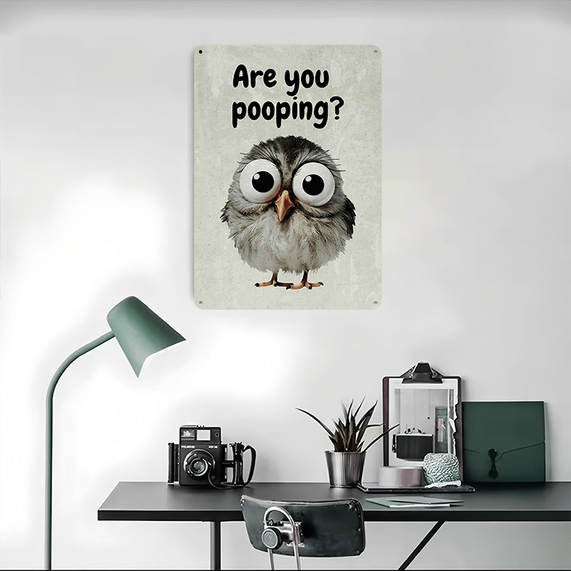 Poster Meme Burung Hantu Lucu  - Retro Poster Gaming ulasan dan harga