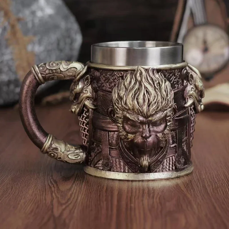 Mug Bir Resin Black Myth Wukon - Retro Gaming Gifts For Men ulasan dan harga