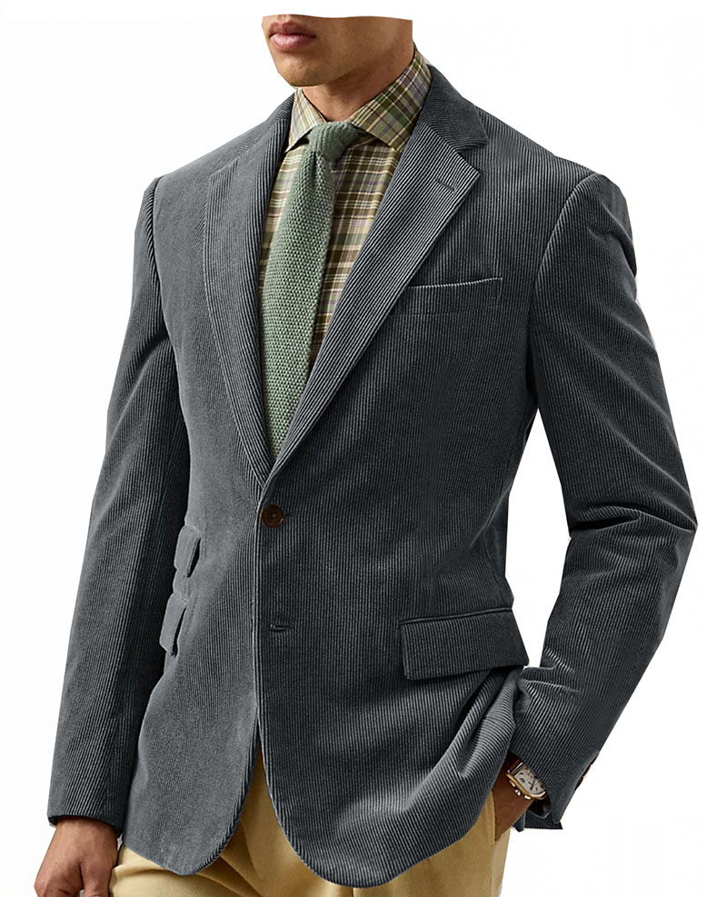 Blazer Pria Korduroi Vintage P - Retro Gaming Jacket ulasan dan harga