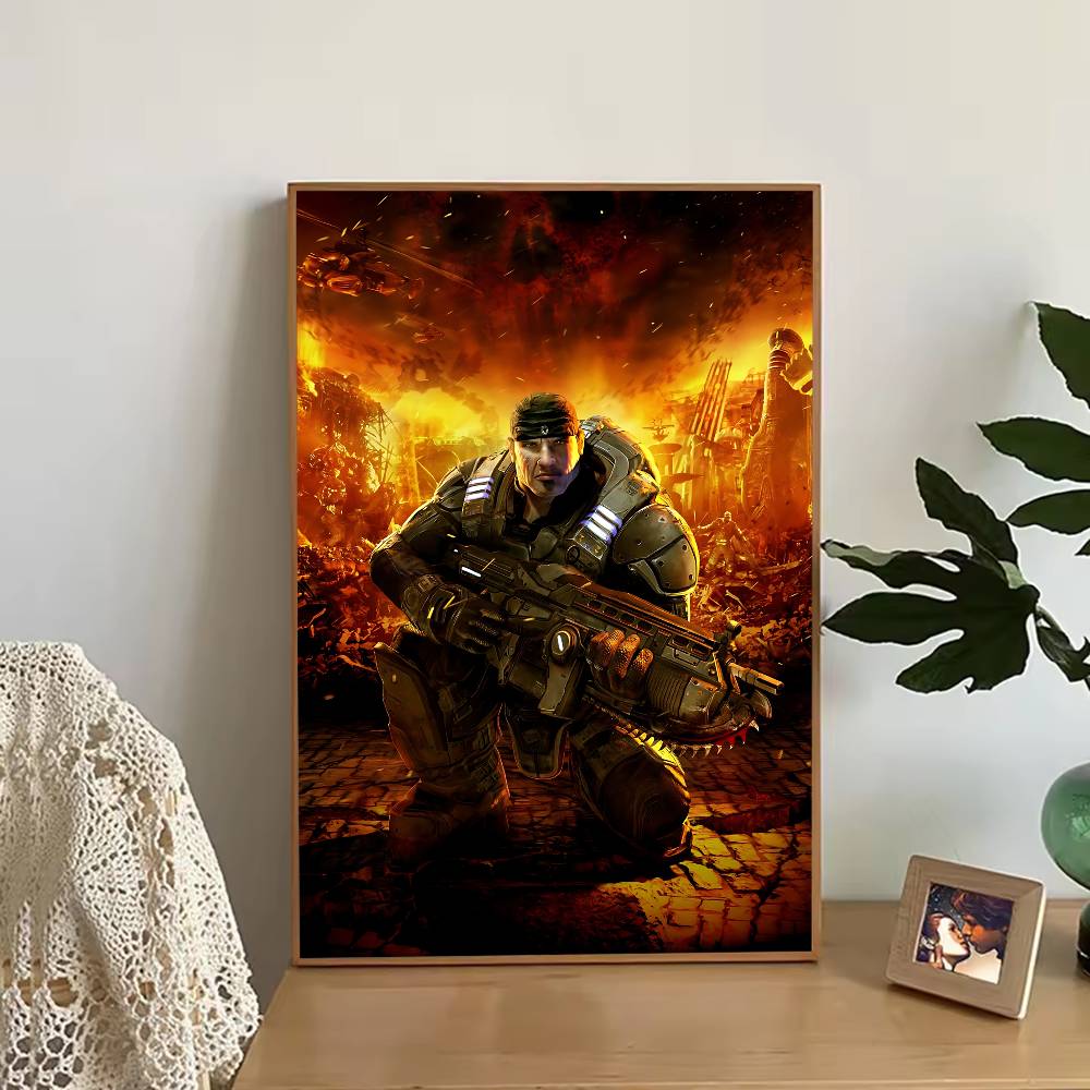 Poster Game G-Gears Of W-War S - Retro Poster Gaming ulasan dan harga
