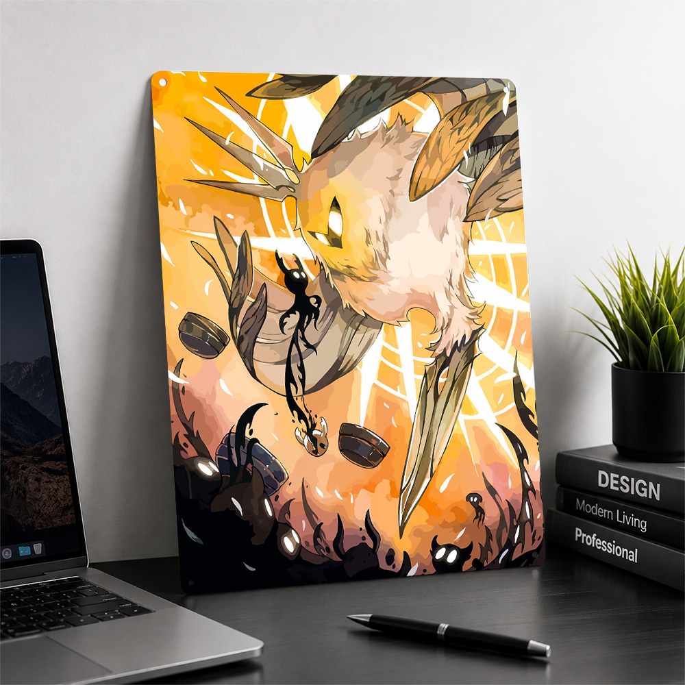Poster Hollow Knight vs The Ra - Retro Gaming Gifts For Men ulasan dan harga