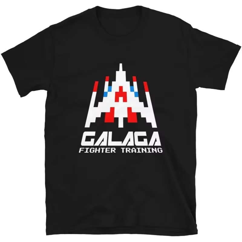 Kaos Pria Katun Motif Galaga R - Retro Gaming Gifts For Men ulasan dan harga