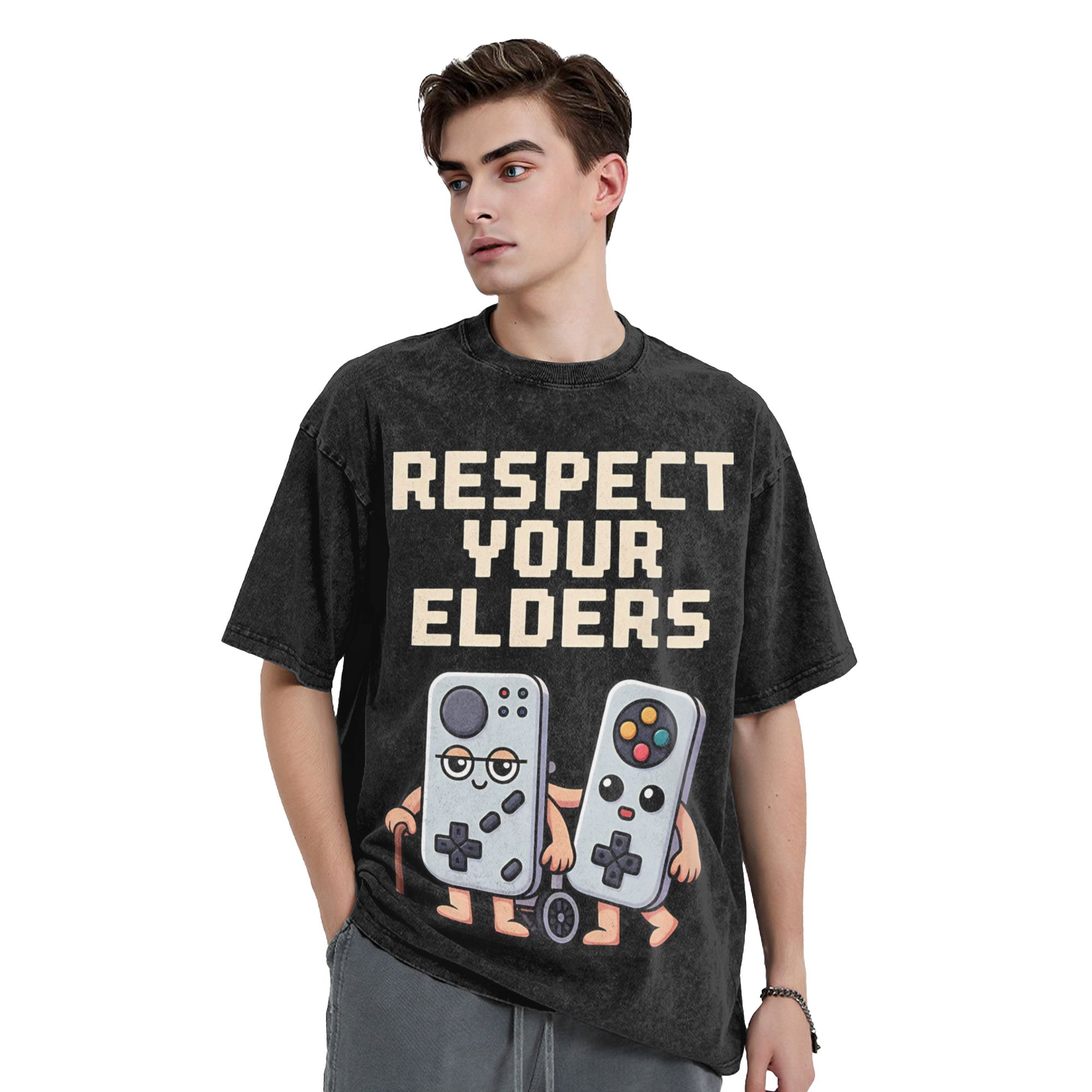 Hormati Orang Tua Anda, Kaos R - Retro Gaming Gift Ideas ulasan dan harga