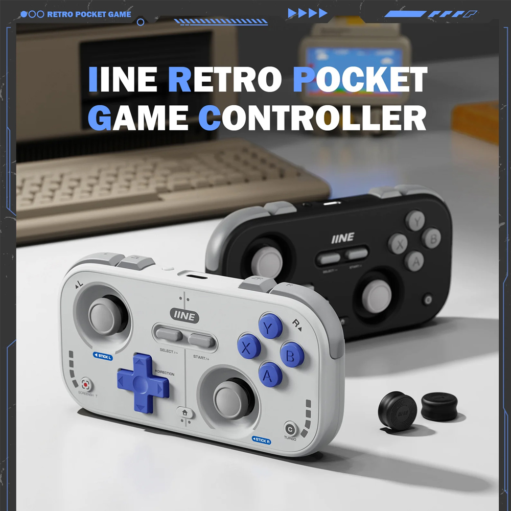 IINE Retro Pocket Gamepad Mini - Retro Gaming Realm ulasan dan harga